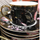 Kaffekop og Underkop Amelie Black - Gate Noir by Greengate