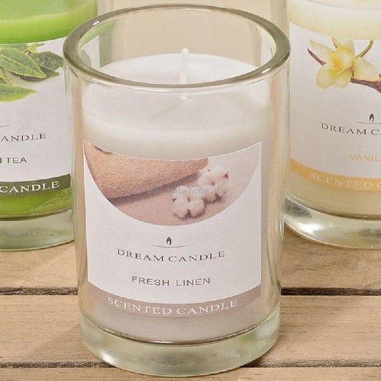 Fresh Linen Duftlys - Dream Candle 