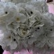 Kunstig Blomst - Snow Hortensia Stilk 40 cm