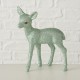 Bambi Par lysegrøn glitter H13cm