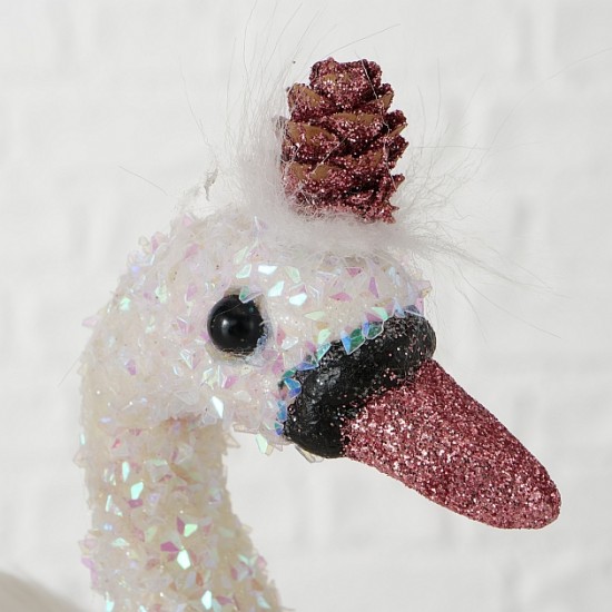 Glitter Svane 19 cm  - A Christmas Fairytale