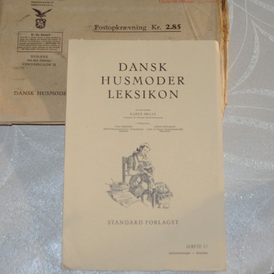 Dansk Husmoder leksikon fra 50'erne