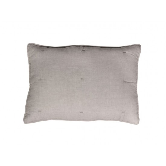 Stor Vamset Pude Soft Grey 50 x 70 cm med fyld