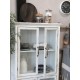 Vitrine med 4 låger H156cm Creme