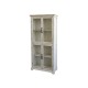 Vitrine med 4 låger H156cm Creme