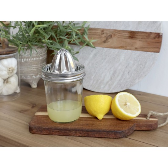 Citronpresser med glas H15cm