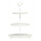 Etagere antique creme 3 lag H36cm