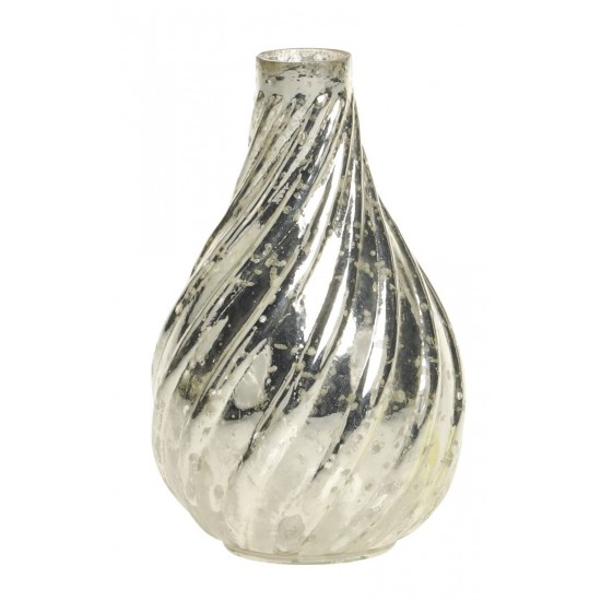 Vase i fattigmandssølv H11.5 Ø7cm