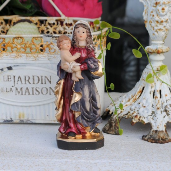 Flot Madonna med barn figur