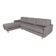 Artena Lounge Sofa - Sofa i lysegrå - venstrevendt 277x175/86xH85 cm