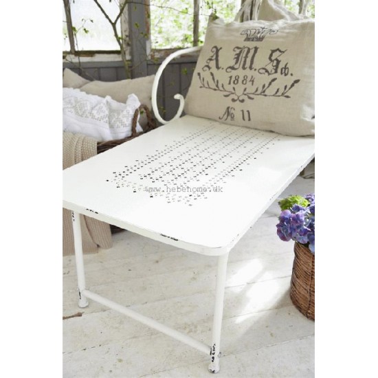 Daybed - 115 cm - Metal - Offwhite