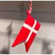 Dansk flag Metal ornament fra Maileg