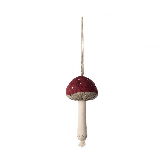 Mushroom stof  ornament Rød Maileg