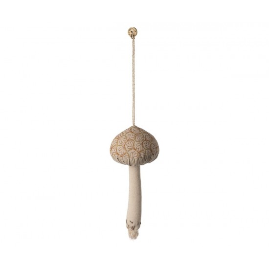 Mushroom stof ornament Winter heart Maileg