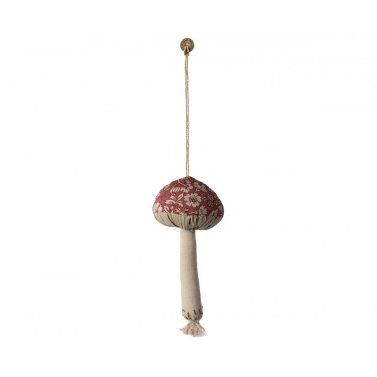 Mushroom stof ornament Blossom - Red Maileg