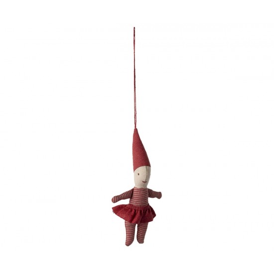 Nisse pixy ornament pige Maileg