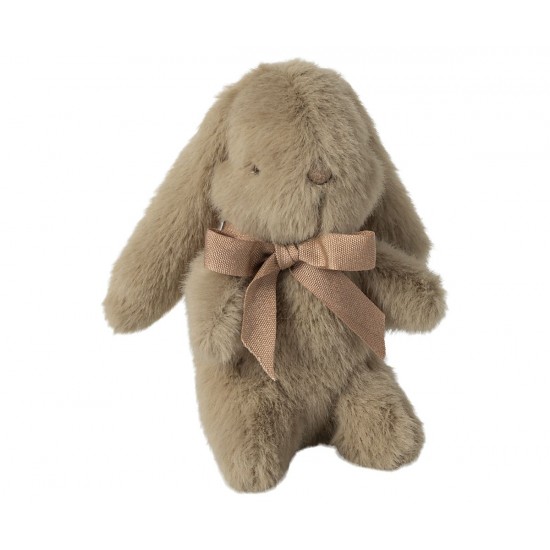 Bunny plush, Mini - Dusty brown Maileg