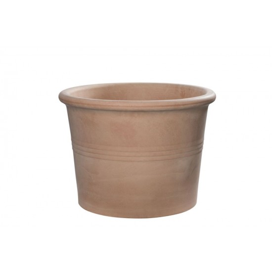 Stor terracotta krukke Cilindro H33cm