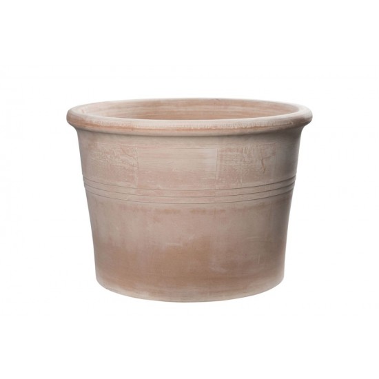 Stor terracotta krukke Cilindro H36cm