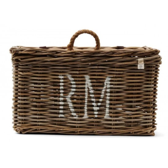 Rattan Opbevaringskiste Riviera Maison 61 x 32 x 32 cm