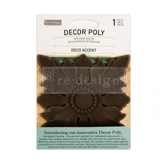 Decor Poly ornament Deco Accent 10x10cm