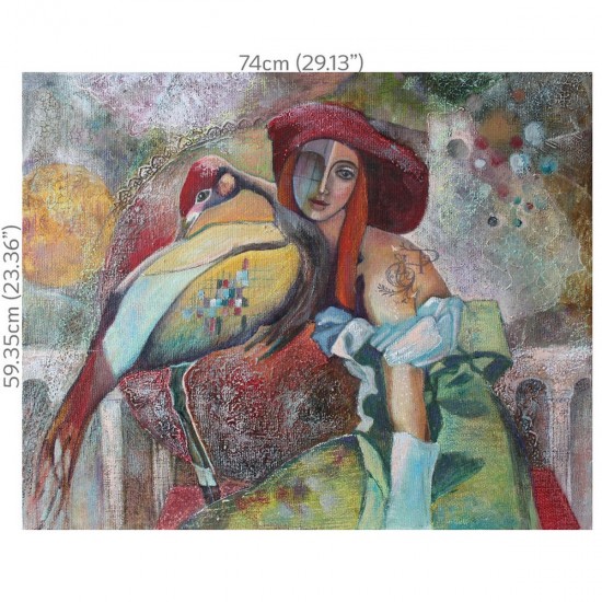 Decoupage Hokus Pokus - Juliette - 1 ark 74x59cm