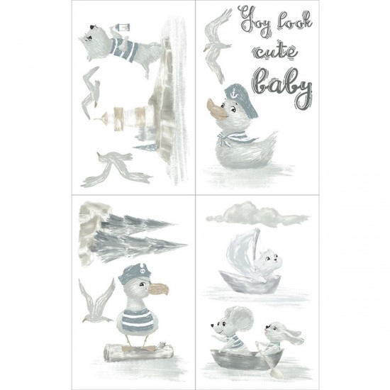 Transfer Hokus Pokus - You Look Cute Baby - 4 ark 60x94cm