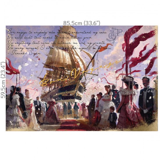 Decoupage Hokus Pokus - Bon Voyage - 1 ark 85x59cm