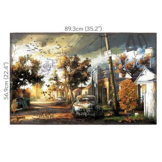 Decoupage Hokus Pokus - Downtown - 1 ark 89x56cm