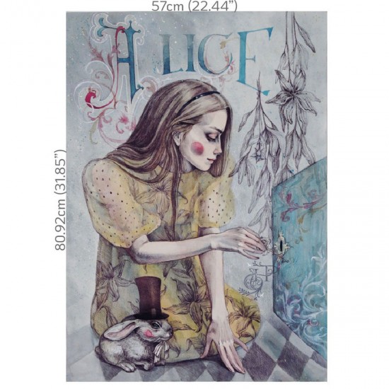 Decoupage Hokus Pokus - Alice - 1 ark 57x80cm