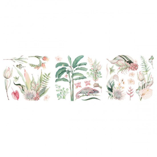 Transfer Hokus Pokus - Tropical Bliss - 3 ark 30x30cm