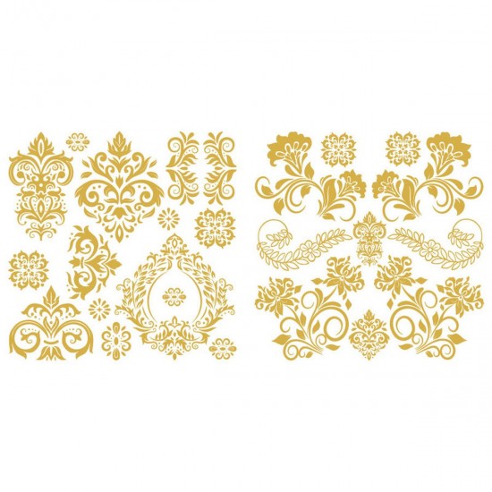 Transfer Hokus Pokus - Rococo - Gold - 2 ark 30x30cm