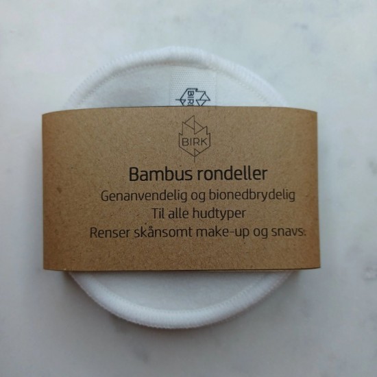 Bambus rondeller 5 stk