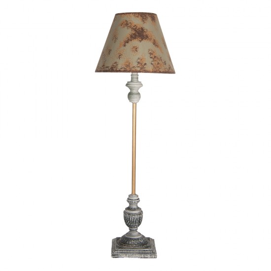 Lampe H72 cm Grøn med rustpatina