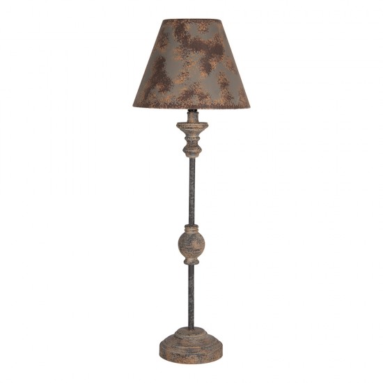 Lampe H69cm brun med rust patina