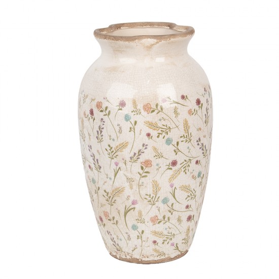 Vase med blomster H37 cm