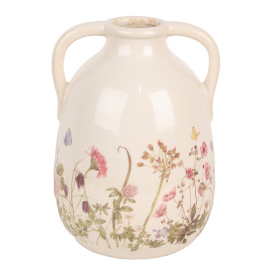 Vase med engblomster H22 cm Blooming Spring