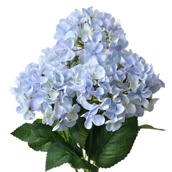 Kunstig blomster Blå hortensia buket