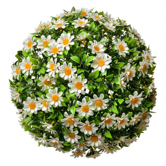 Dekorationskugle kunstig blomstermarguerit Ø30 cm