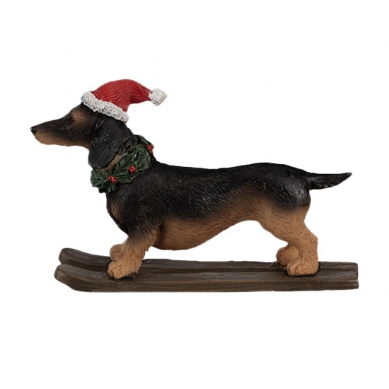 Julefigur Gravhund 10 cm