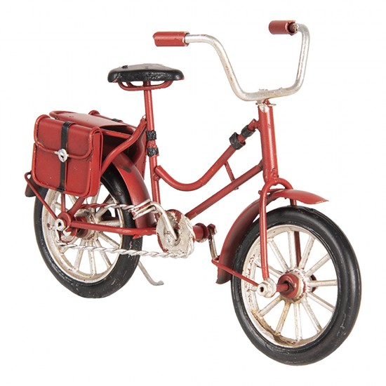 Modelcykel Rød B16x5xH10 cm