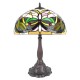 Tiffany bordlampe til 2 pærer H58cm