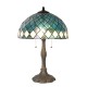 Bordlampe Tiffany Blue Ø40xH61 cm