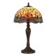 Tiffany bordlampe gul H53cm