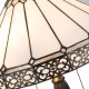 Bordlampe med Tiffany skærm - 62cm høj