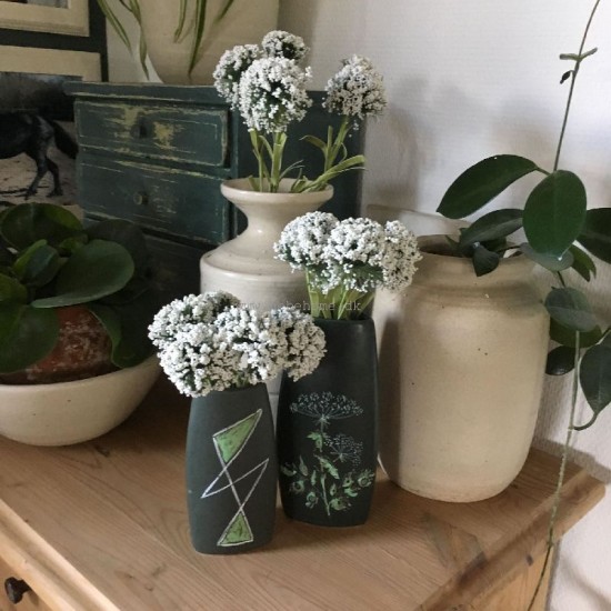 Kunstig hvid Allium - lille buket med 4 - 5 blomster