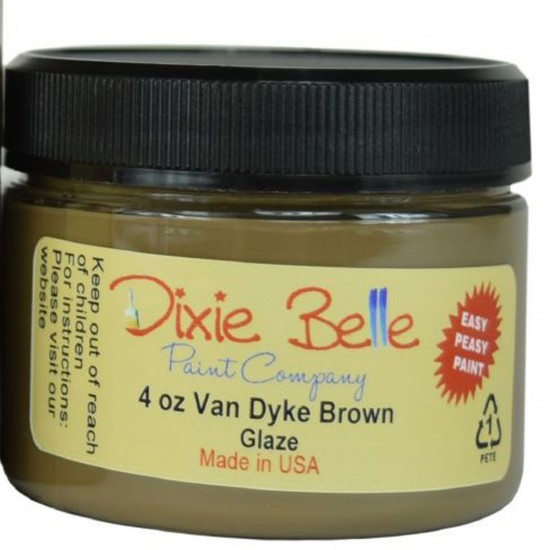 Glaze 4oz = 118 ml Van Dyke Brown