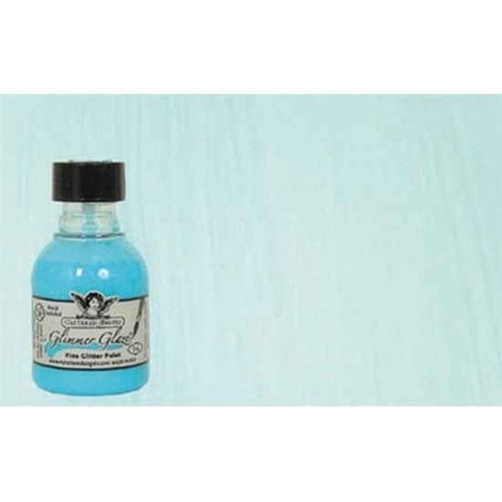 Glaze turkis Krystal glitter til hobby projekter 30 ml