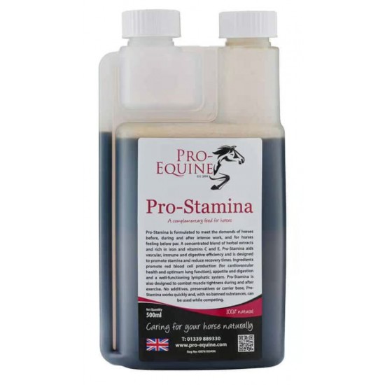 Pro-Stamina 0,5 liter - Optimal booster til Hest 500ml