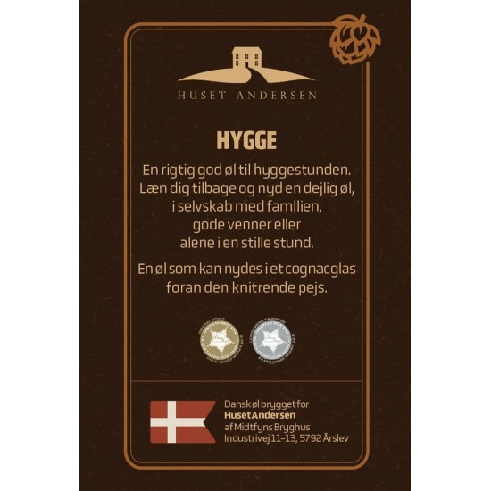 HYGGE Øl Imperial Stout 500 ml Midtfyns Bryghus